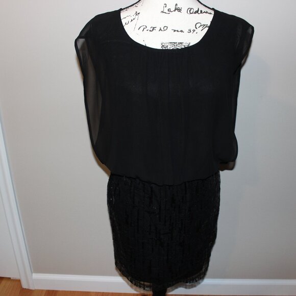 GUESS Black Dress Size 4 - Picture 1 of 4